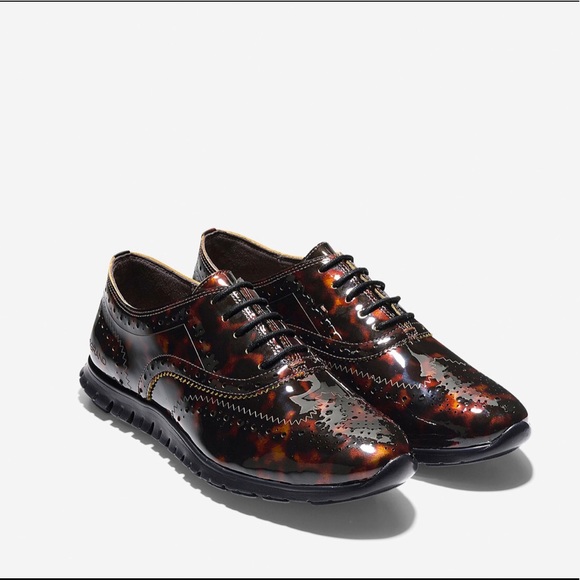 Cole Haan Shoes - Cole Haan Tortoise  ZERØGRAND Wingtip Oxford